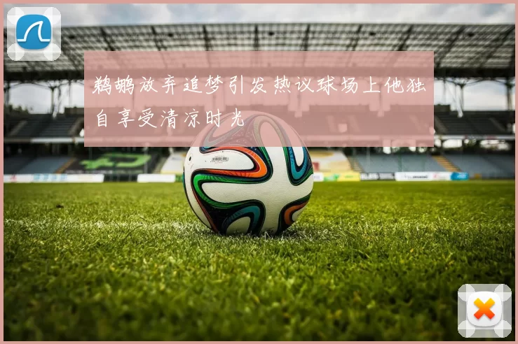鹈鹕放弃追梦引发热议球场上他独自享受清凉时光